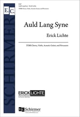 Auld Lang Syne TTBB choral sheet music cover